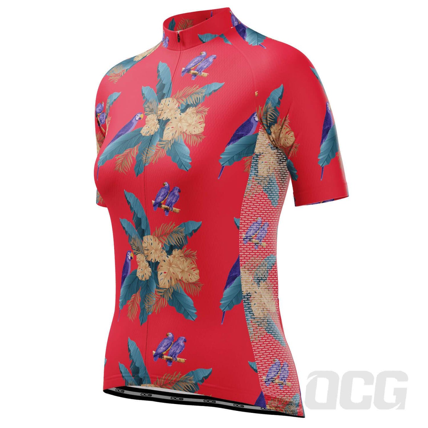 Women's The Selleck Hawaiian Shirt Short Sleeve Cycling Jersey