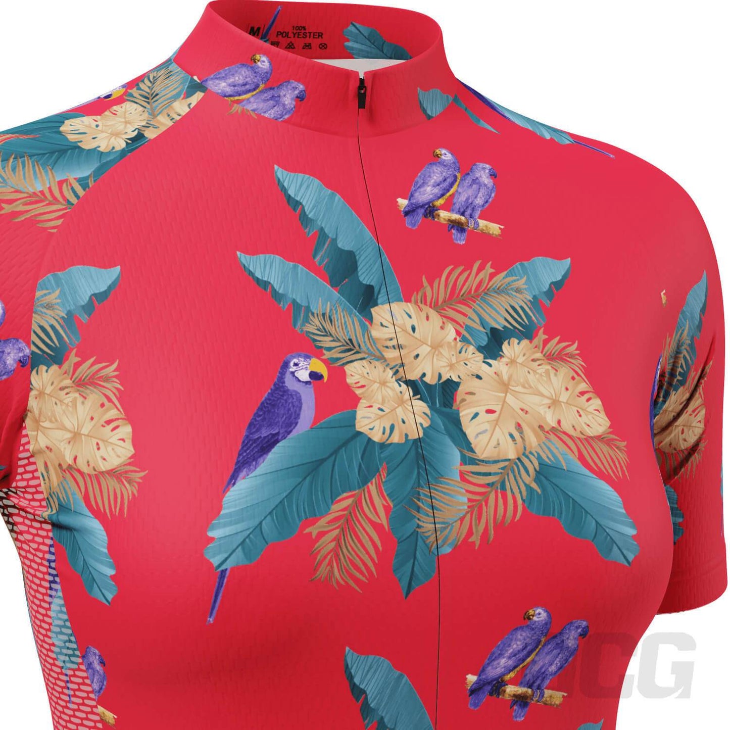 Women's The Selleck Hawaiian Shirt Short Sleeve Cycling Jersey