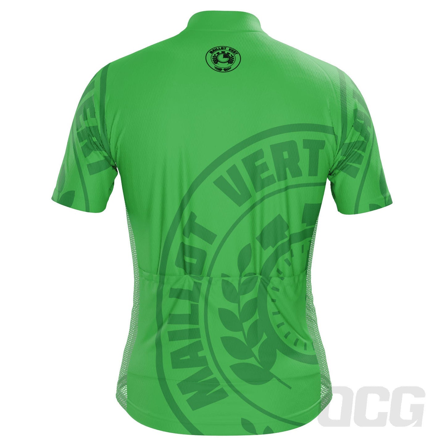 Men's Tour de France Green Sprinters Maillot Vert Short Sleeve Cycling Jersey