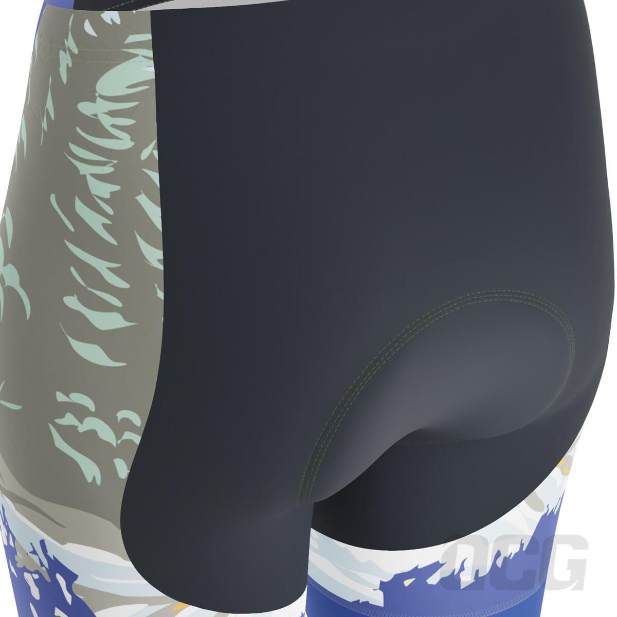 Women's Maine US State Icon Gel Padded Cycling Shorts