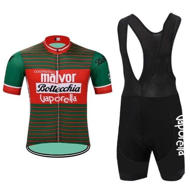 Malvor Bottecchia Retro Cycling Jersey Set
