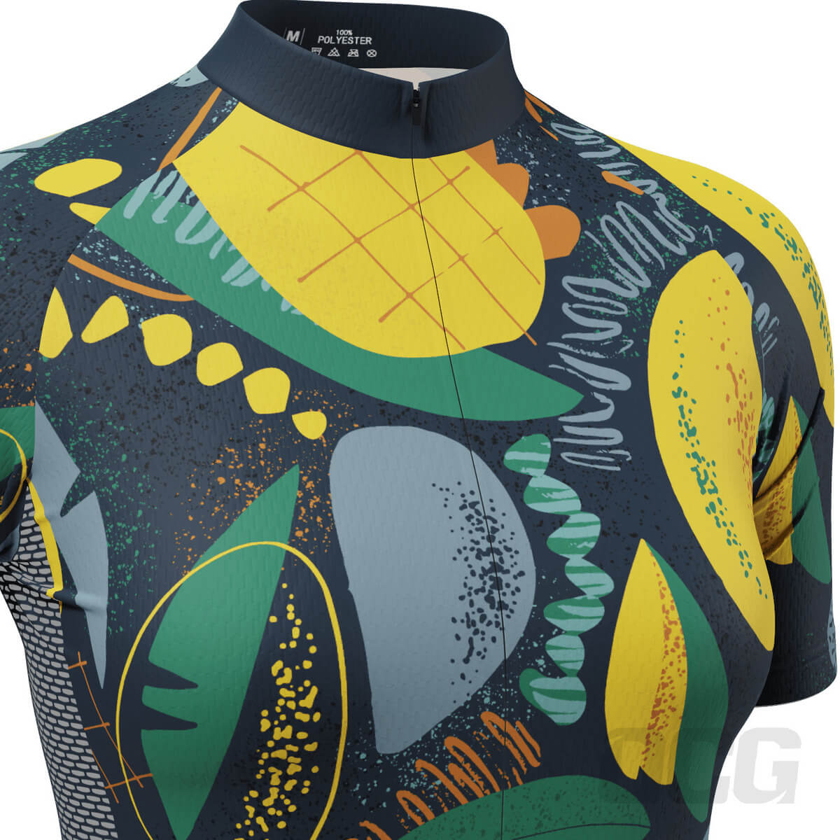 Women's Mango Fruit Indulgence Short Sleeve Cycling Jersey