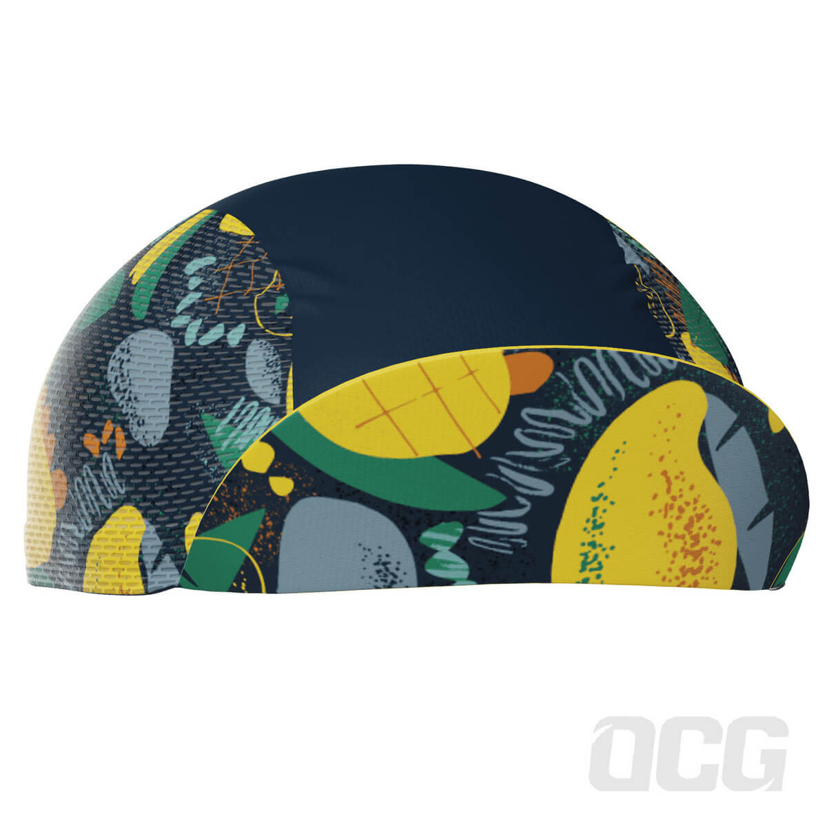 Unisex Mango Fruit Indulgence Quick Dry Cycling Cap