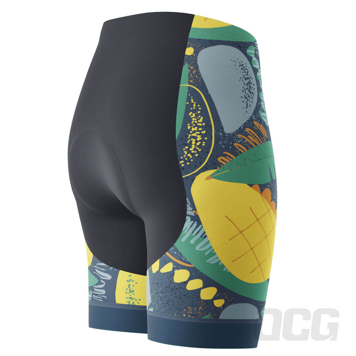 Women's Mango Fruit Indulgence Gel Padded Cycling Shorts