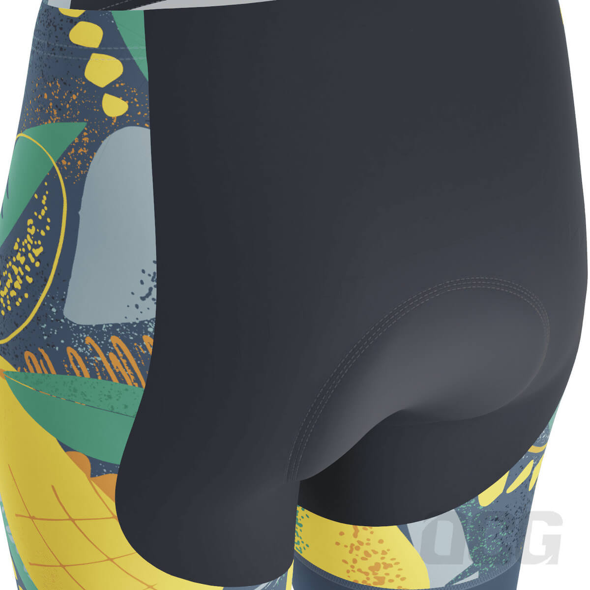 Women's Mango Fruit Indulgence Gel Padded Cycling Shorts