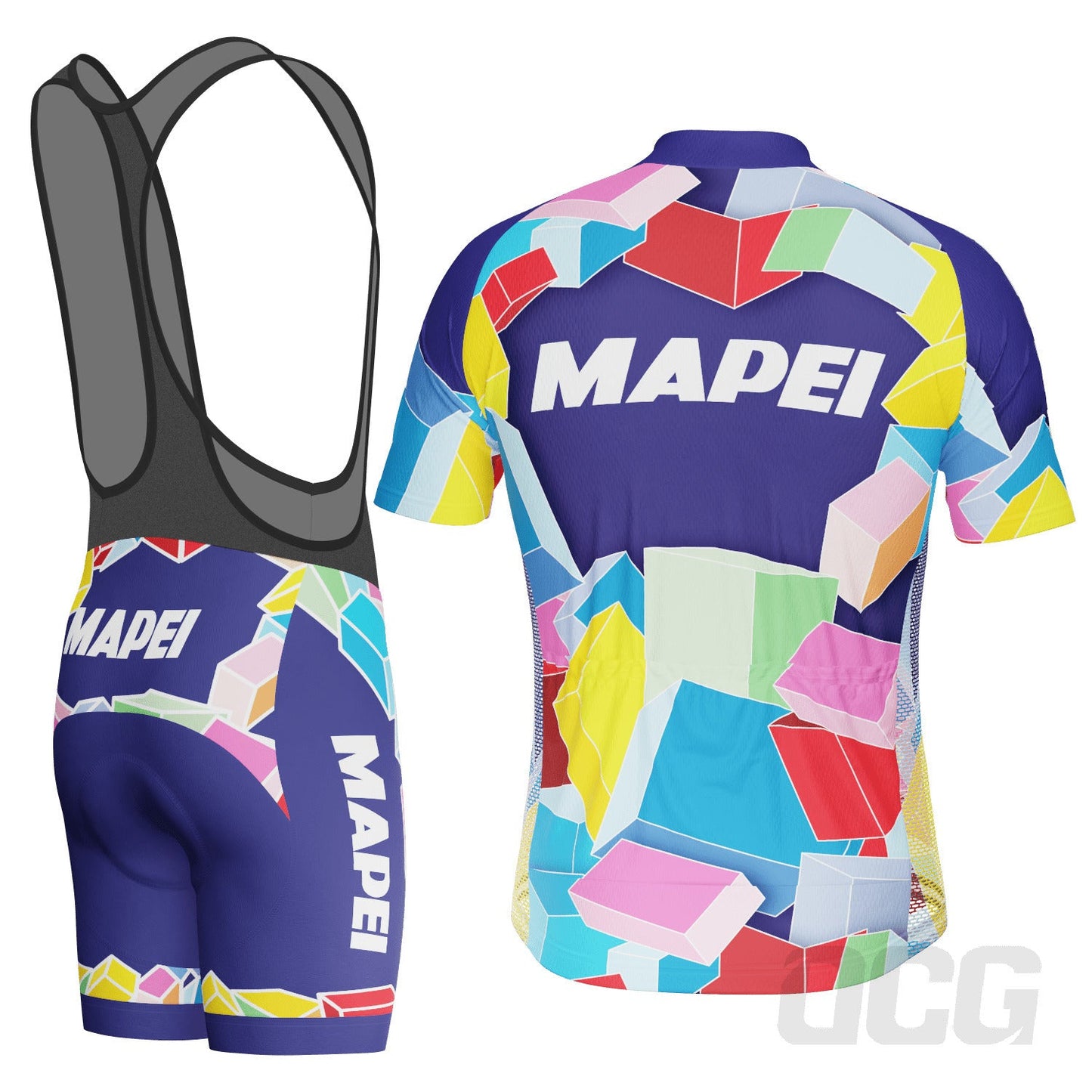 Men's Retro Mapei Classic 2 Piece Cycling Kit