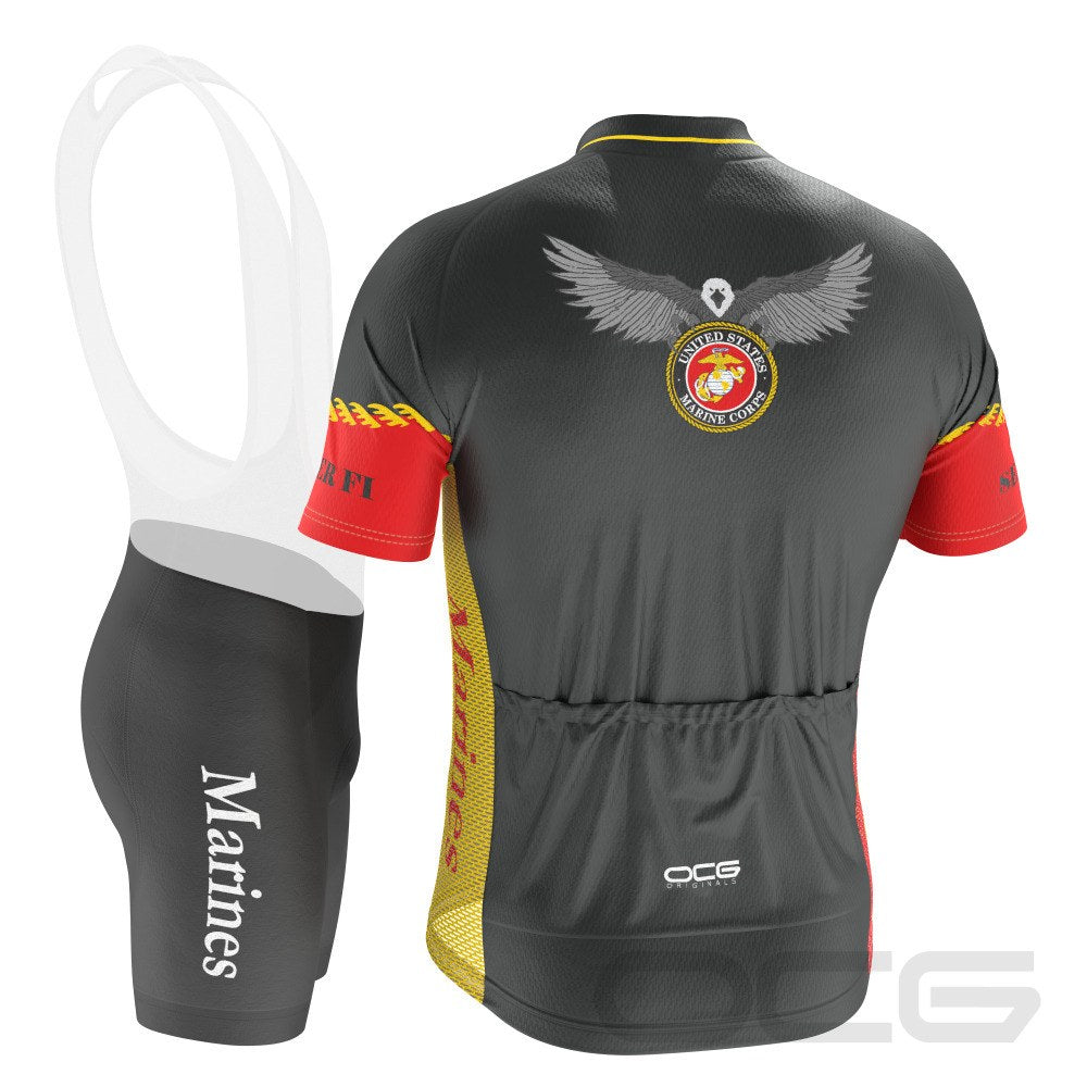 Men's USAF United States Marine Corps 2 Piece Cycling Kit