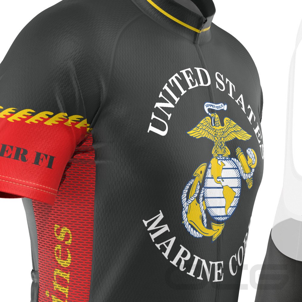 Men's USAF United States Marine Corps 2 Piece Cycling Kit