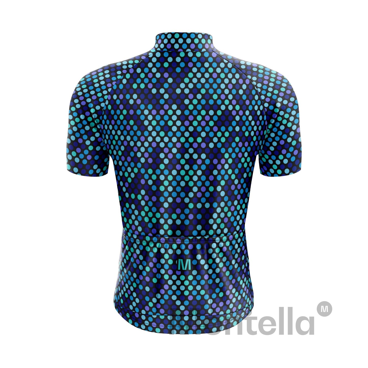 Men's Blue Dots Cycling Jersey