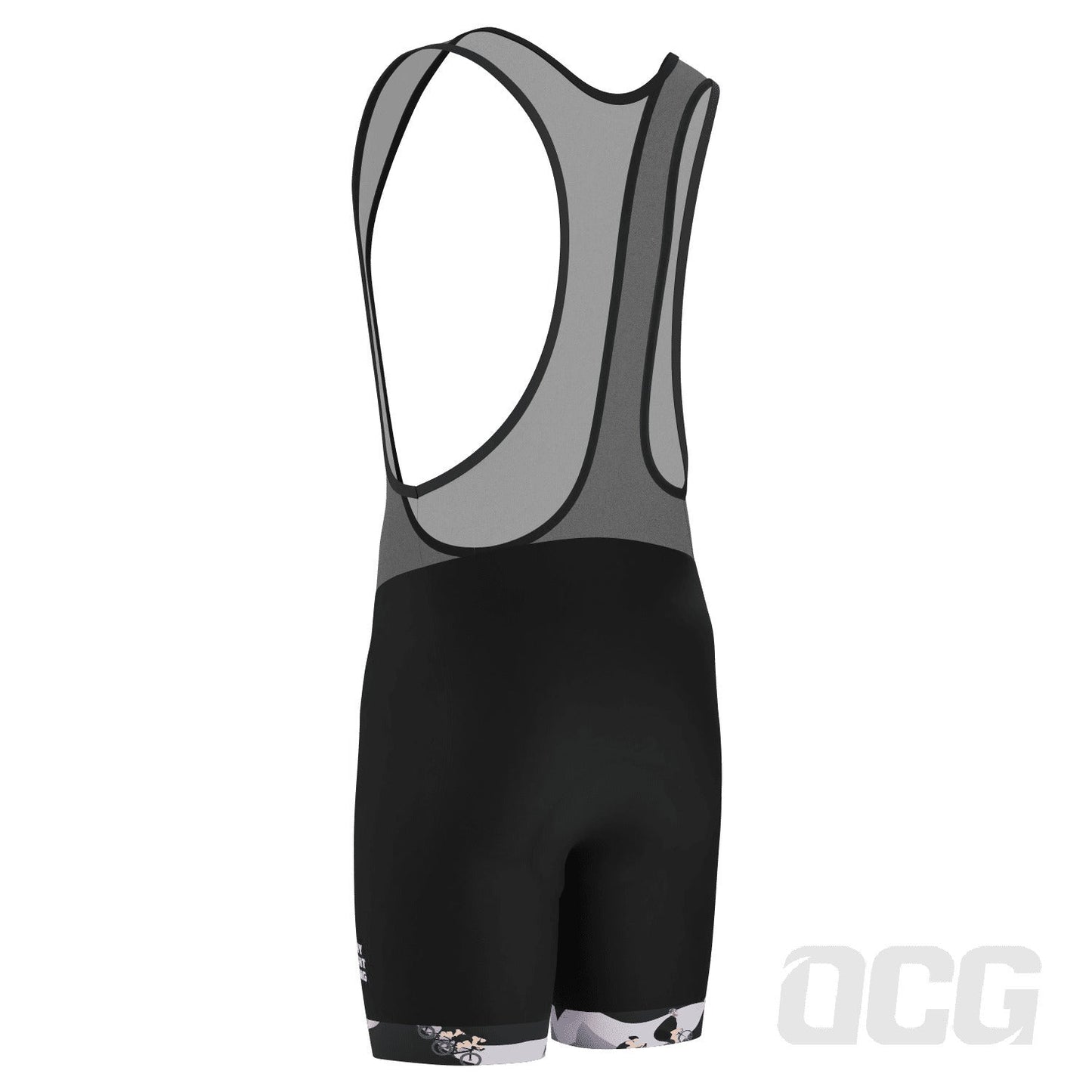 Men's Heavy Weight Racing Gravity Gel Padded Cycling Bib