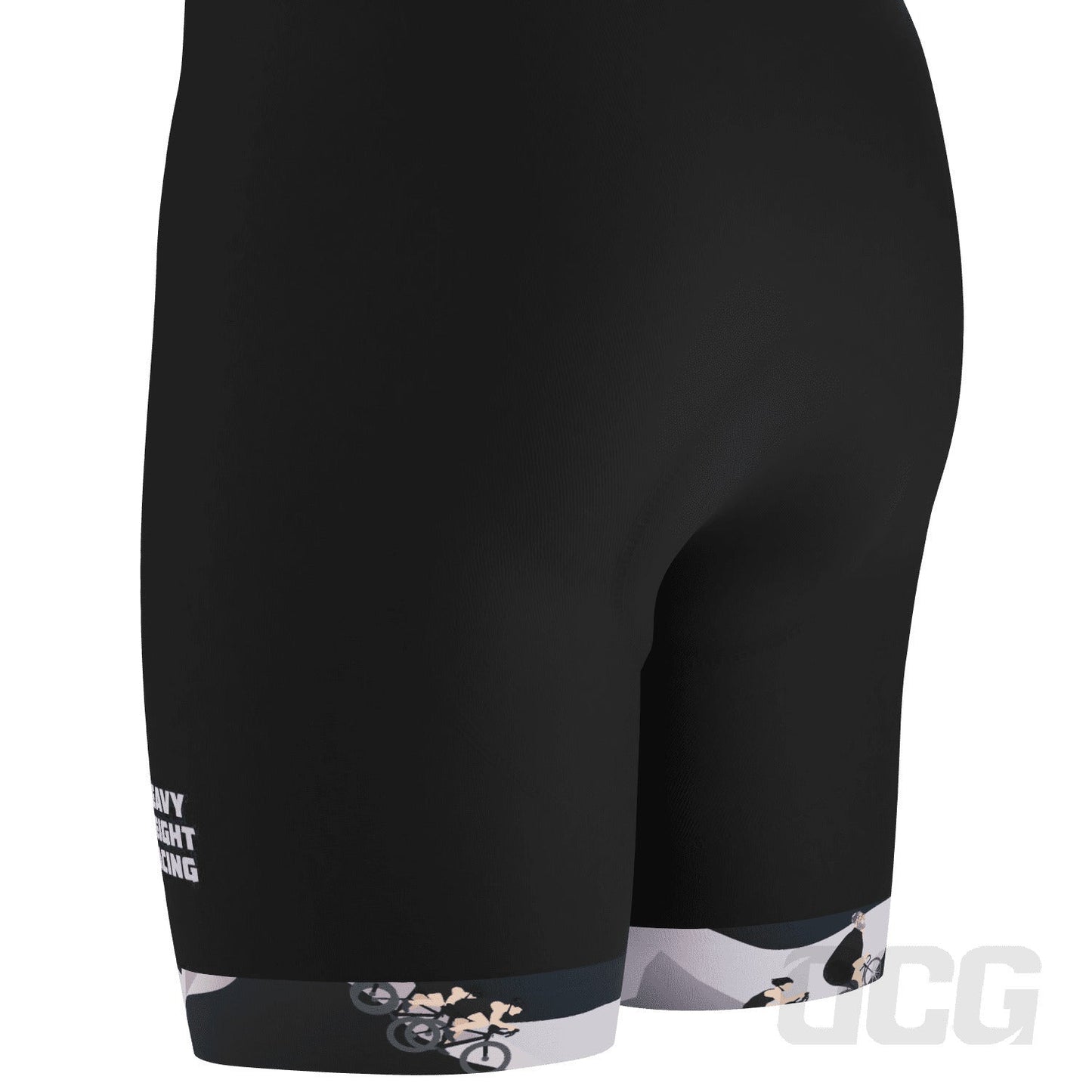 Men's Heavy Weight Racing Gravity Gel Padded Cycling Bib