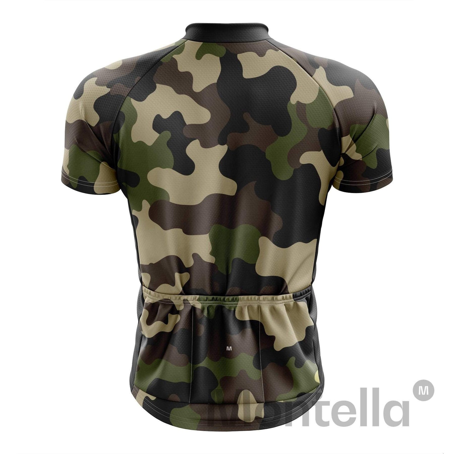 Men's Army Camouflage Cycling Jersey