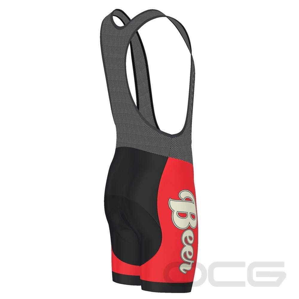 Men's Give Your Brain The Night Off Beer Gel Padded Cycling Bib