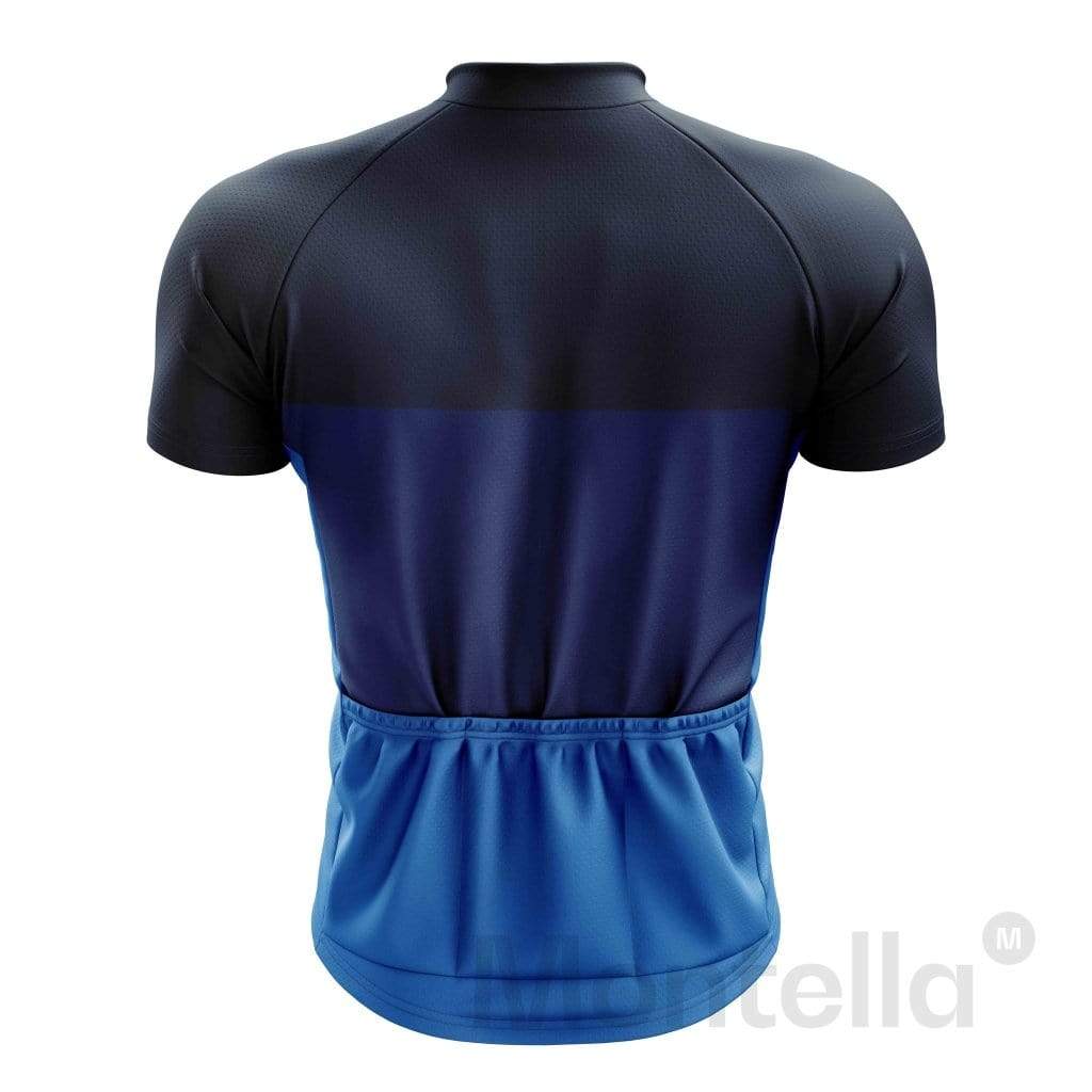 Men's Blue Lines Cycling Jersey