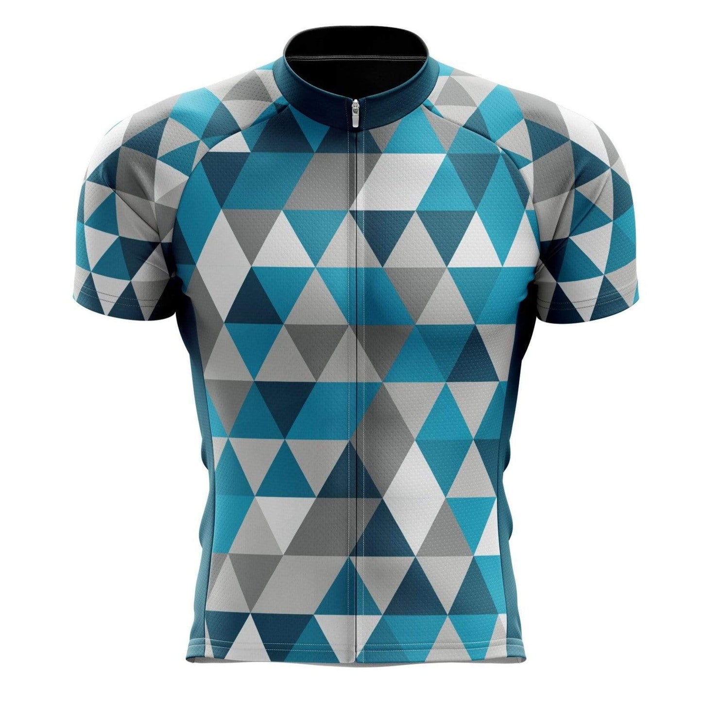 Men's Blue Triangles Cycling Jersey