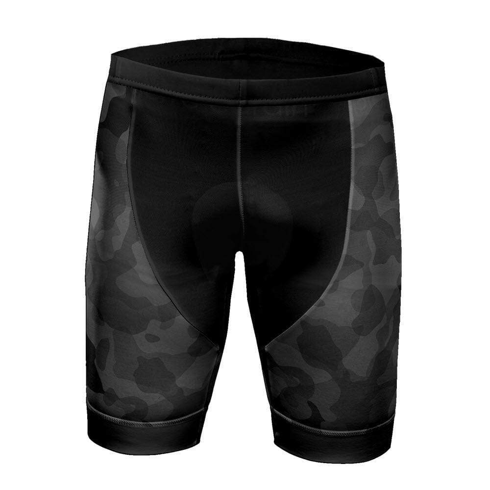 Men's Camouflage Gel Padded Cycling Shorts