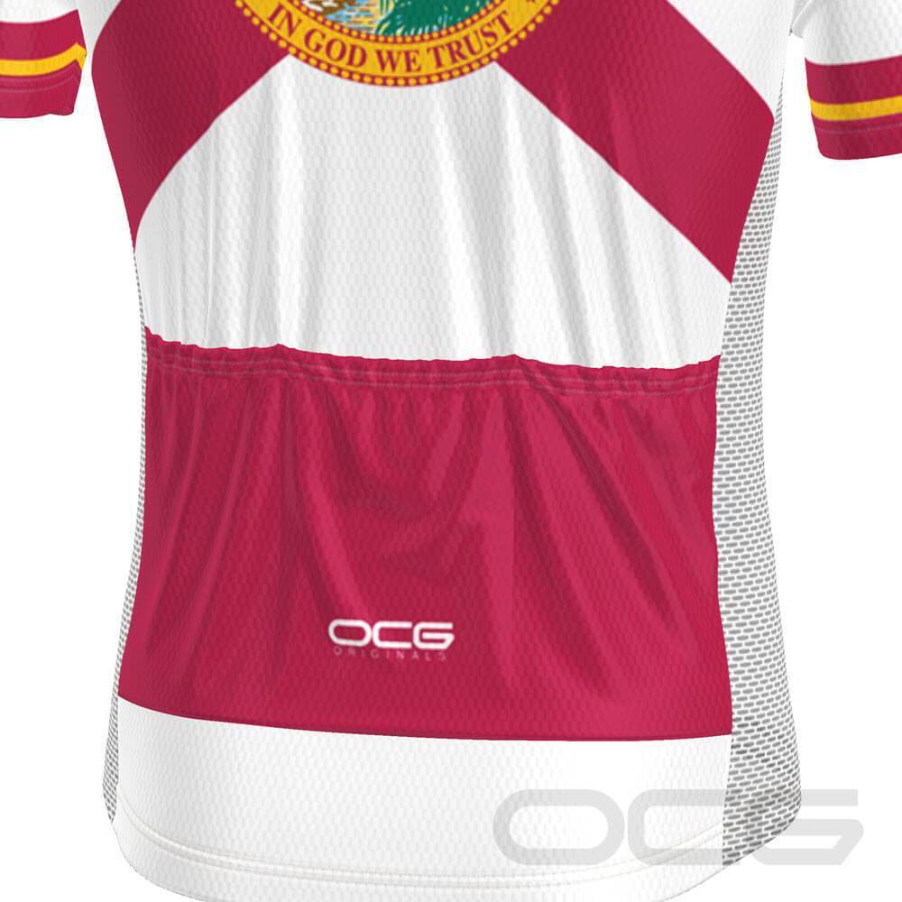 Men's Florida US State Icon Short Sleeve Cycling Jersey