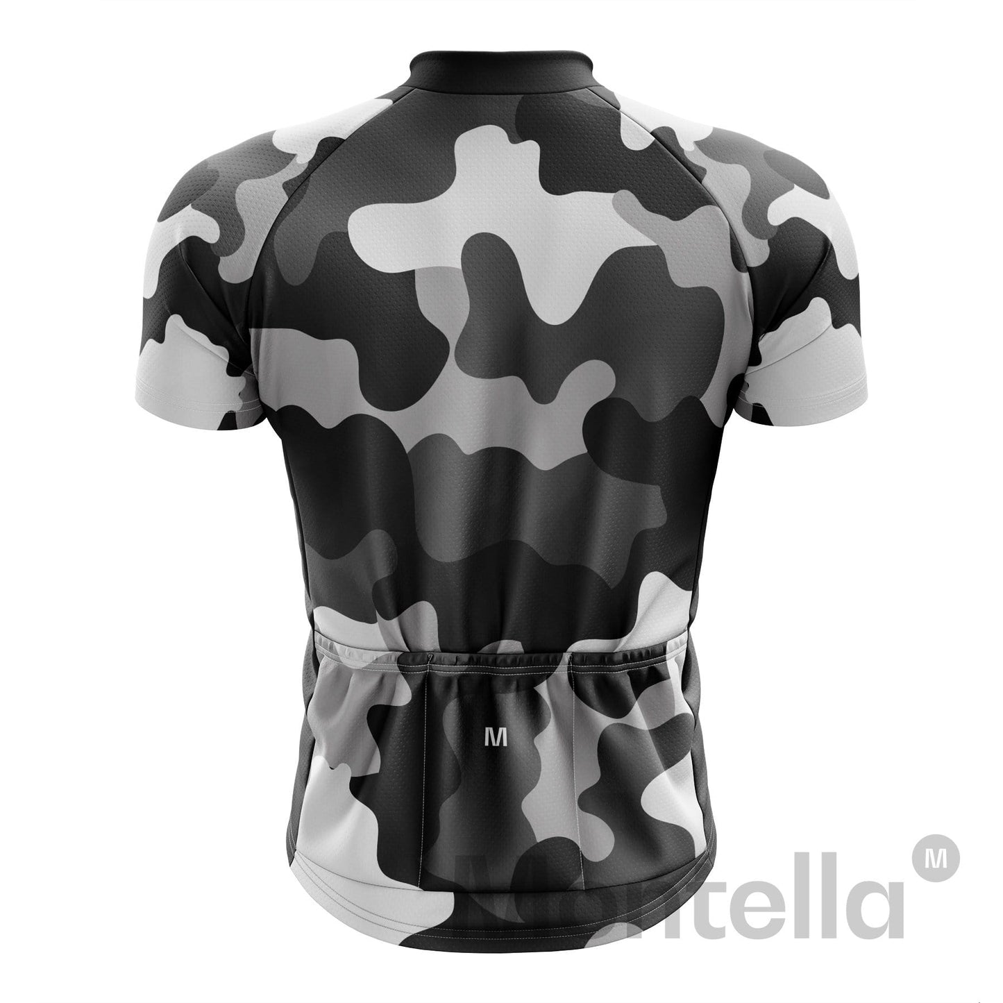 Men's Grey Camouflage Cycling Jersey