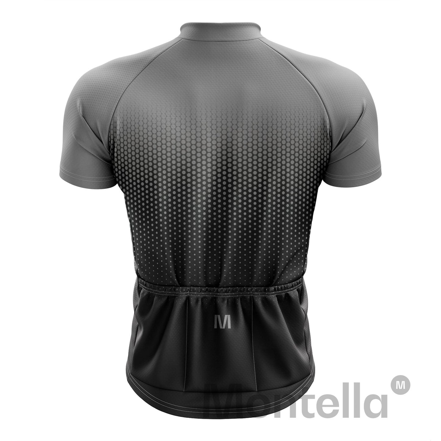 Men's Grey Gradient Cycling Jersey