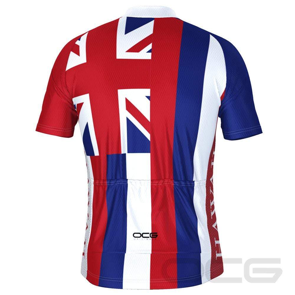 Men's Hawaii US State Icon Short Sleeve Cycling Jersey