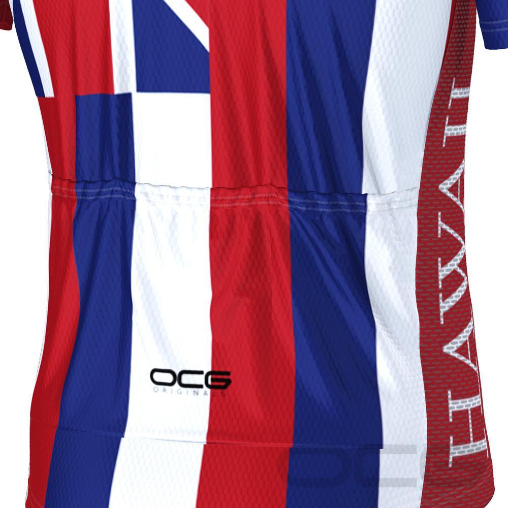 Men's Hawaii US State Icon Short Sleeve Cycling Jersey