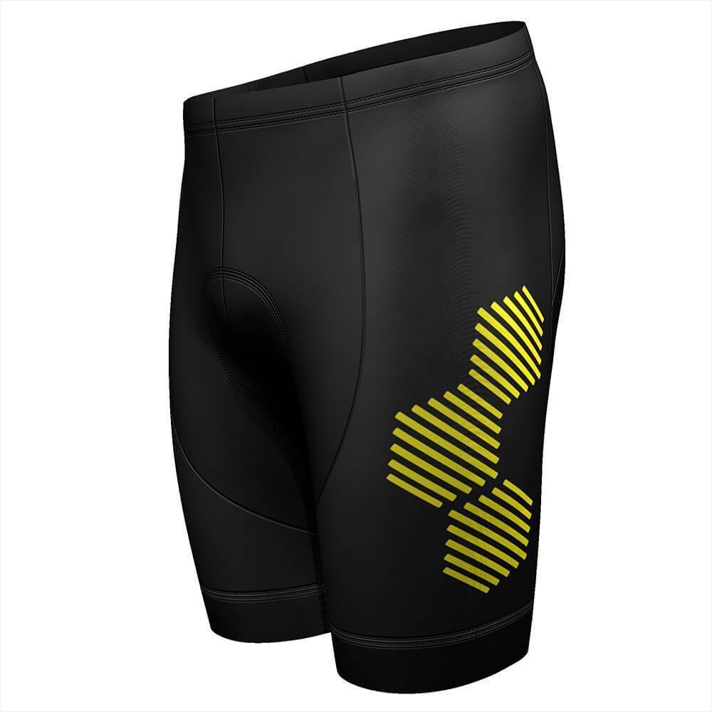 Men's Hexagon Gel Padded Cycling Shorts