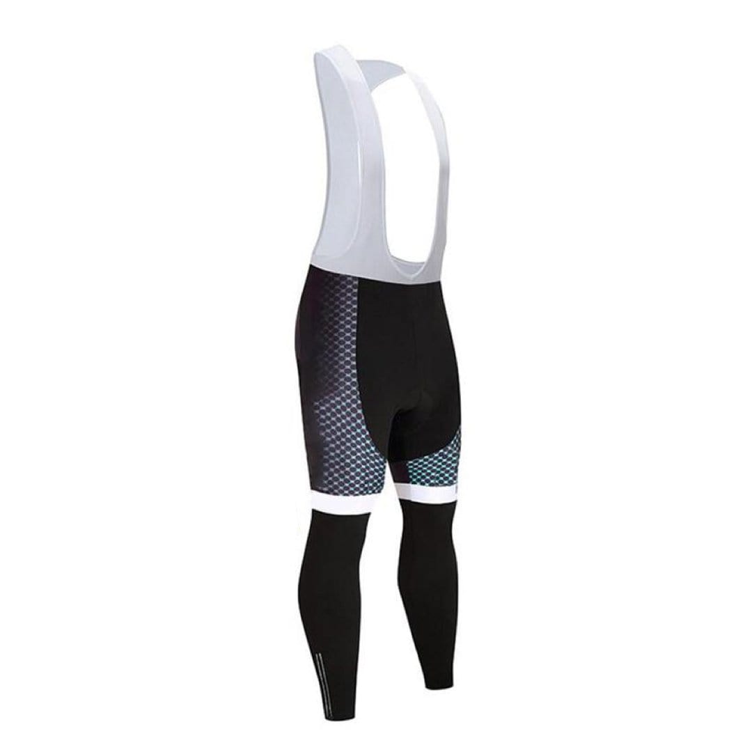 Men's Thermal Winter Cycling Jersey and Bib Pants