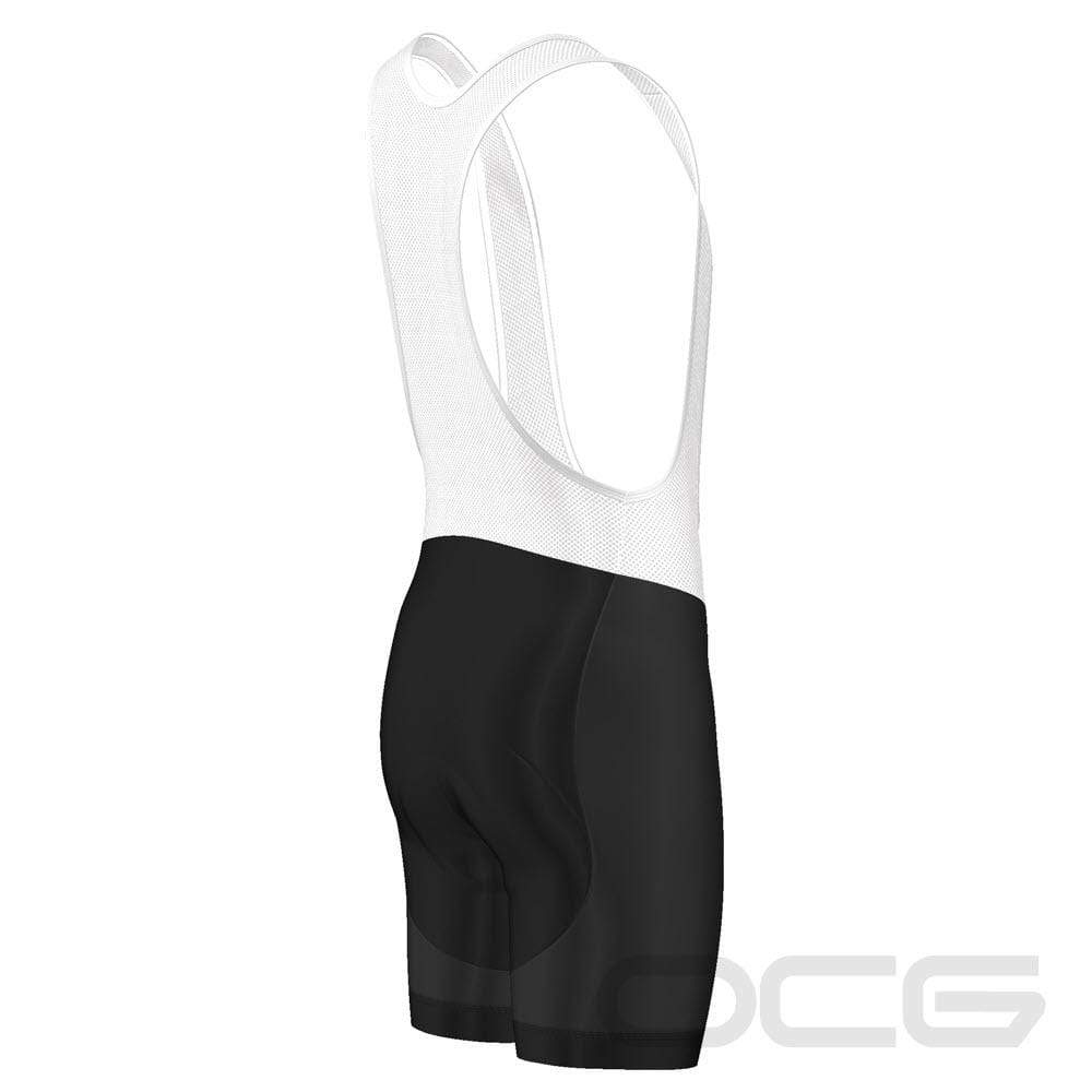 Men's Plain Colored Pro-Band Gel Padded Cycling Bib