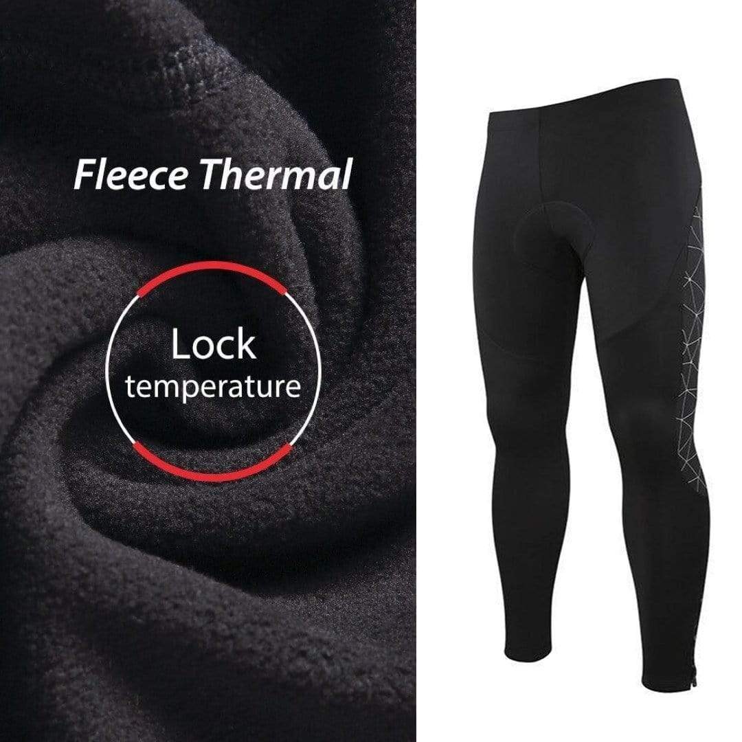 Men's Pro Gel Padded Black Cycling Pants