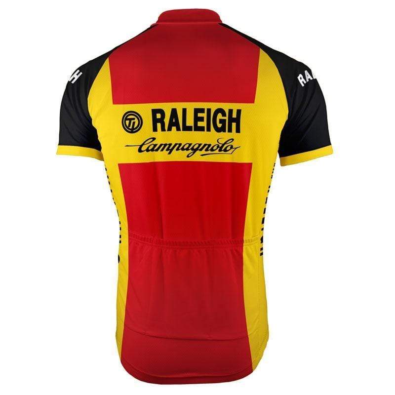 Men's Retro TI Raleigh Campagnolo Short Sleeve Cycling Jersey