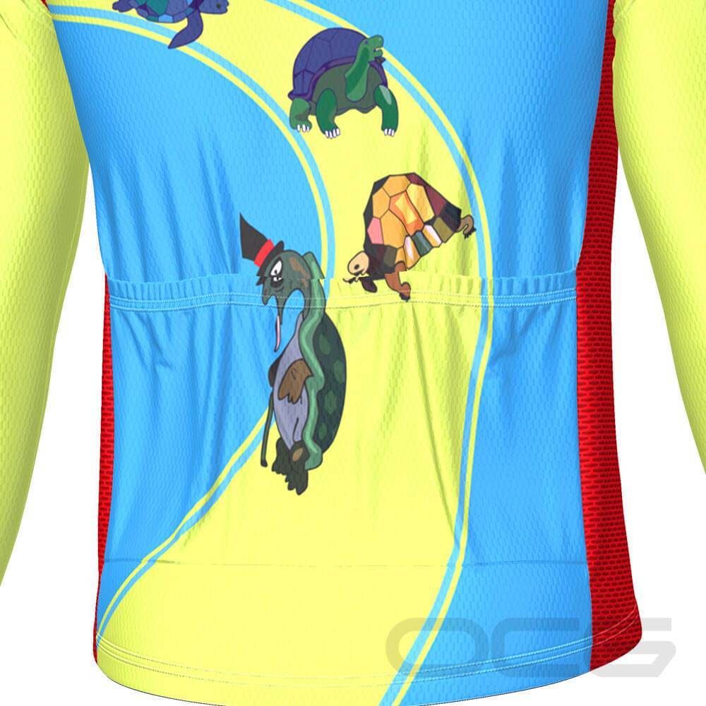 Men's Slow and Steady Long Sleeve Cycling Jersey