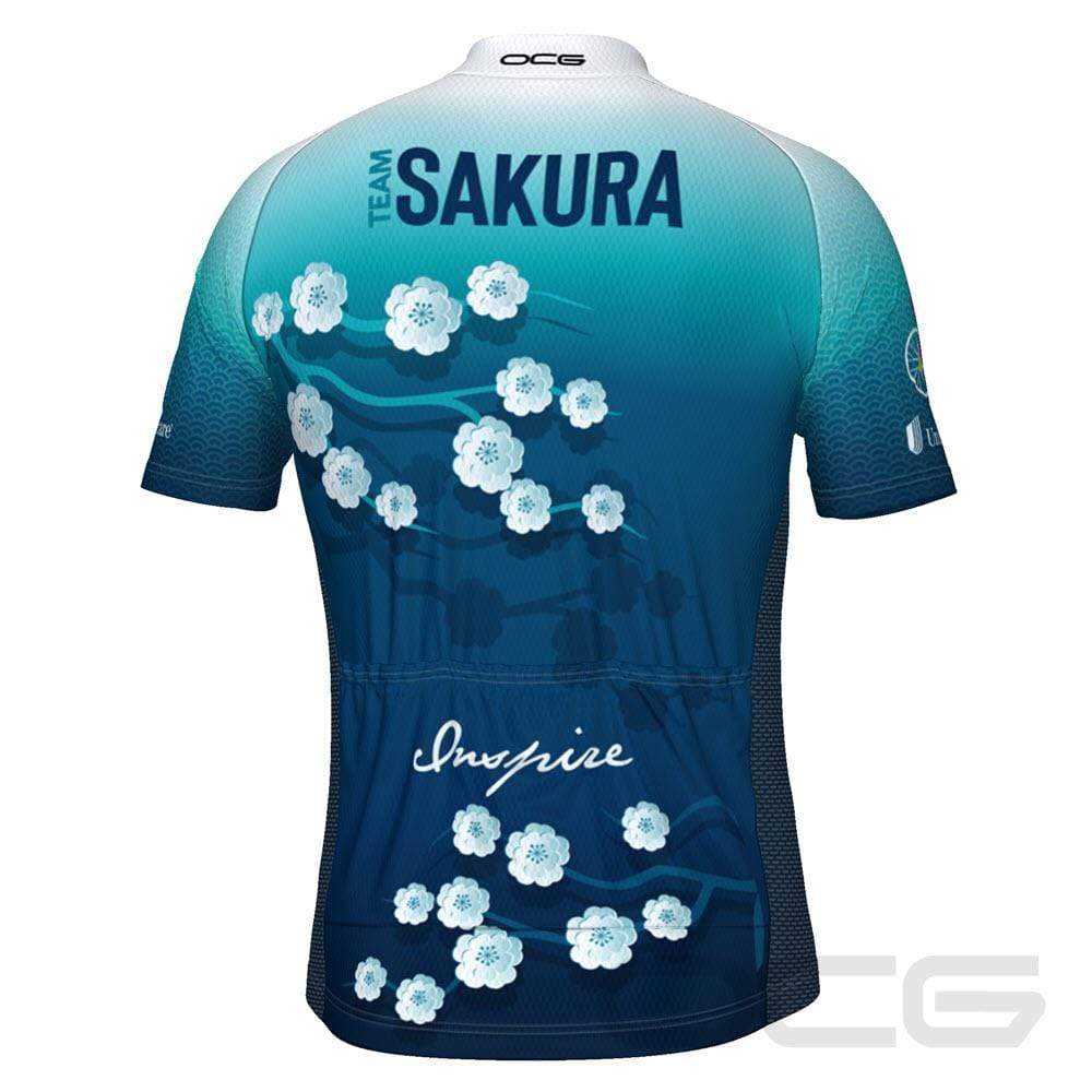 Men's Team Sakura Short Sleeve Cycling Jersey