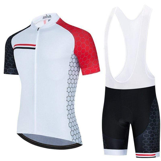 Men's White Pro Cycling Jersey or Bibs