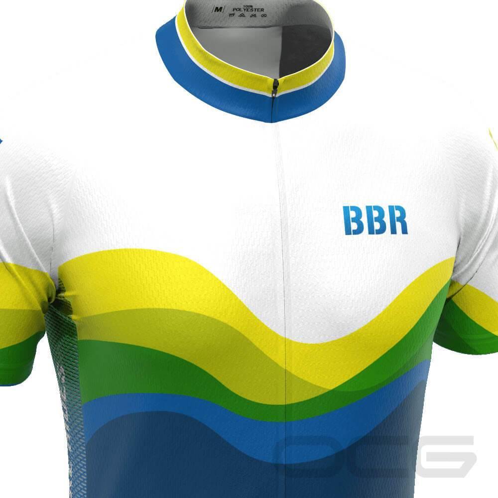 Men's Brisbane Bike Rides Short Sleeve Cycling Jersey