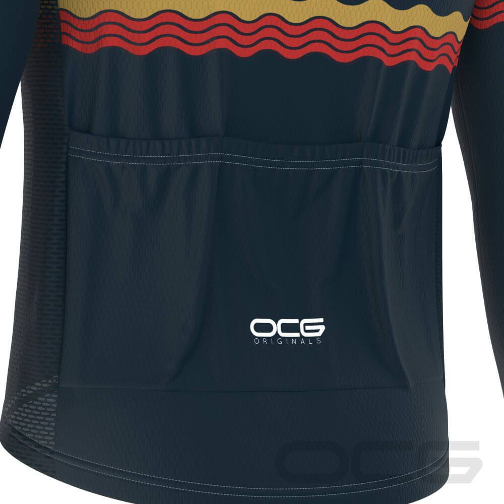 Men's Road to Australia Long Sleeve Cycling Jersey