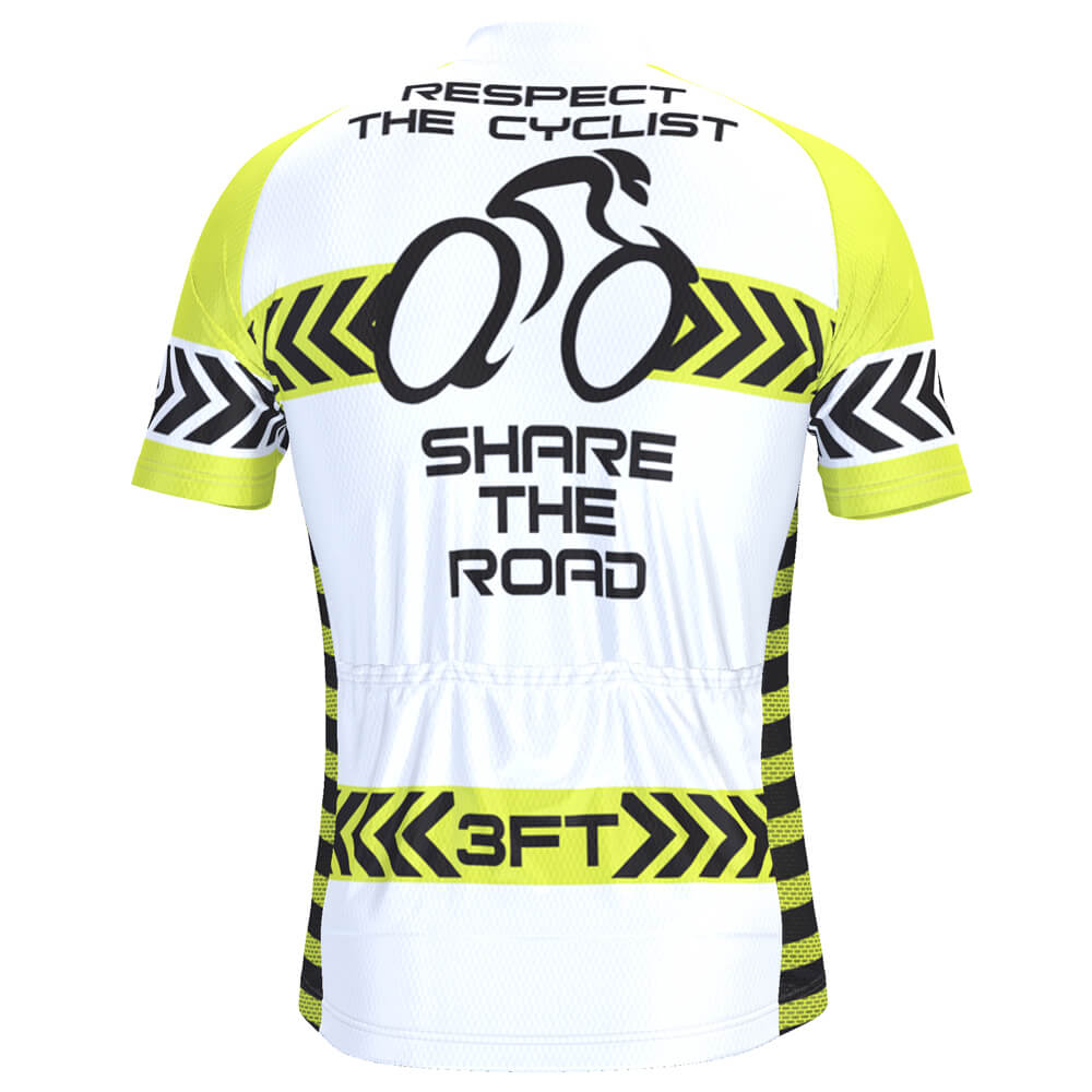 Men's Respect the Cyclist Short Sleeve Cycling Jersey