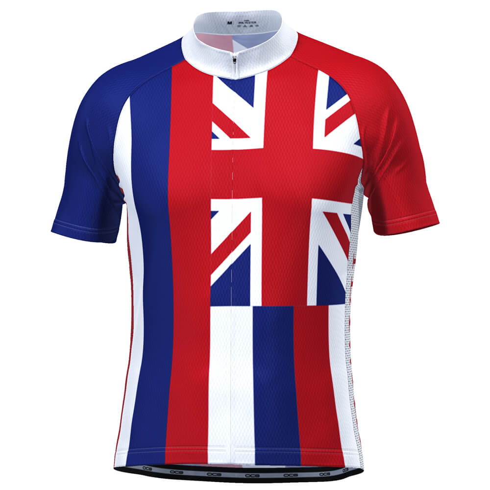 Men's Hawaii US State Icon Short Sleeve Cycling Jersey
