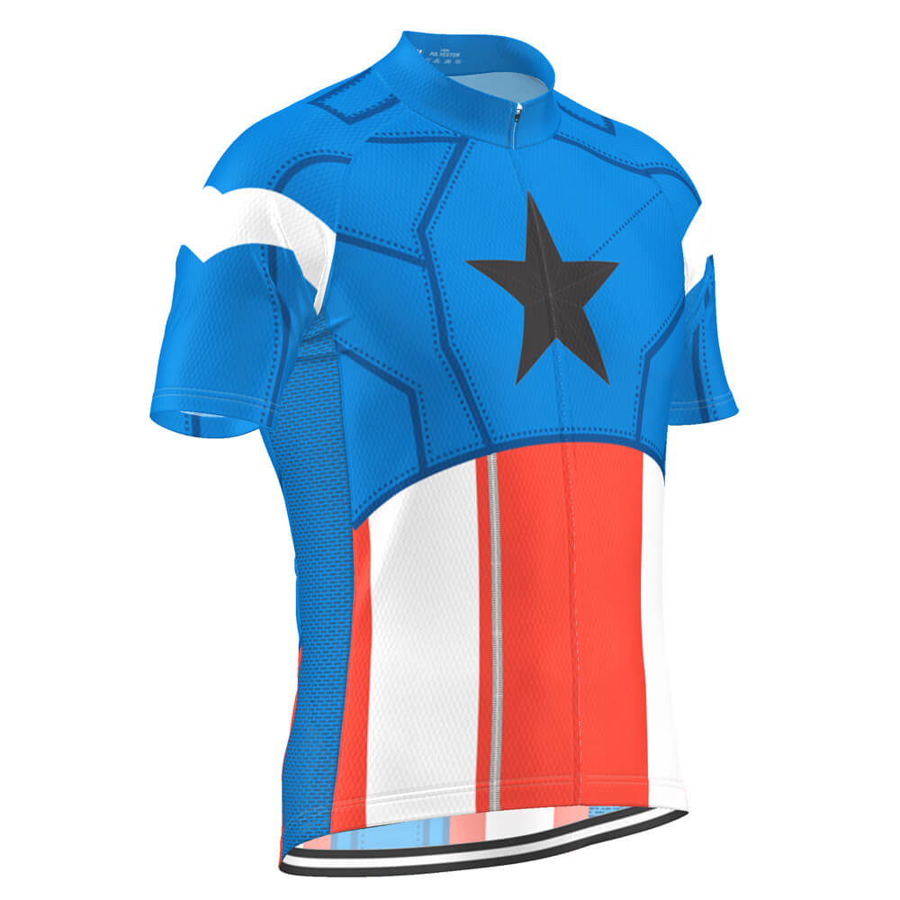 Men's The Captain USA Icon Short Sleeve Cycling Jersey