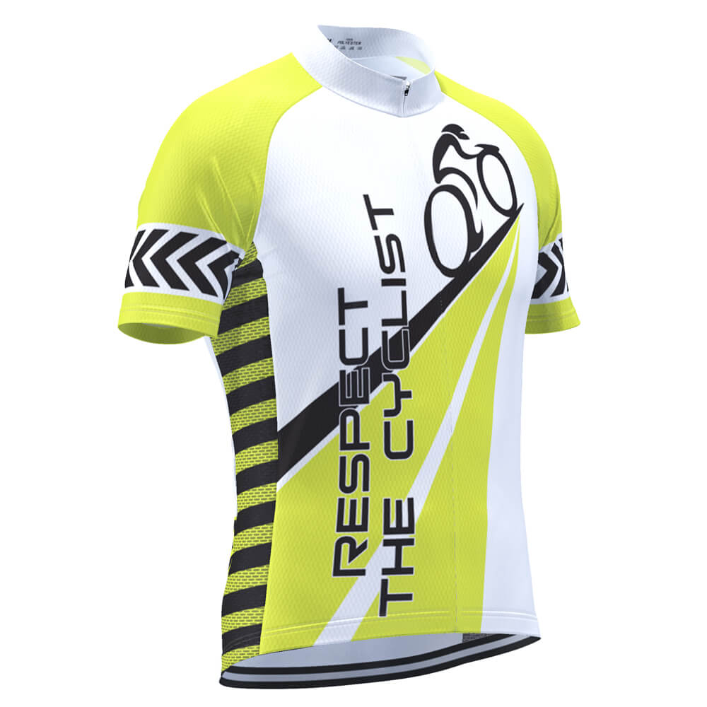 Men's Respect the Cyclist Short Sleeve Cycling Jersey