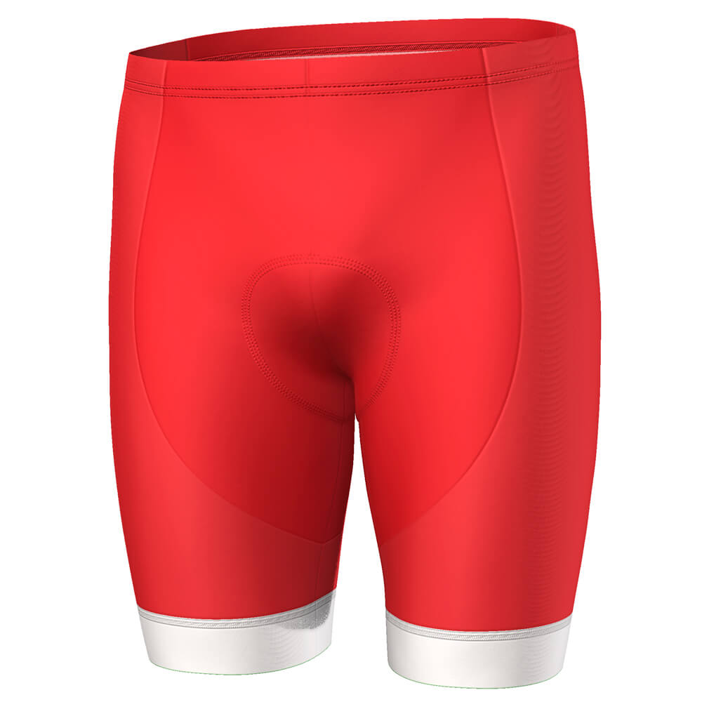 Men's Santa Claus Christmas Suit Gel Padded Cycling Shorts