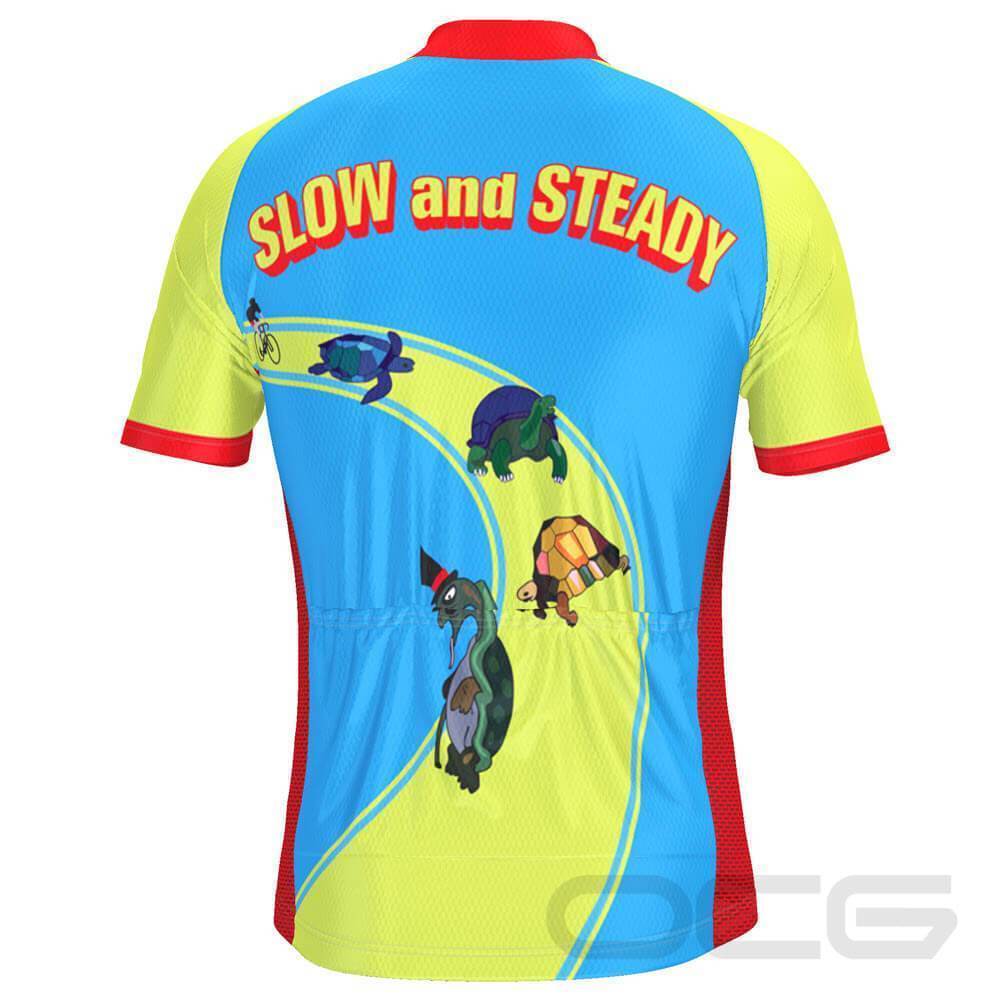 Men's Slow and Steady Short Sleeve Cycling Jersey