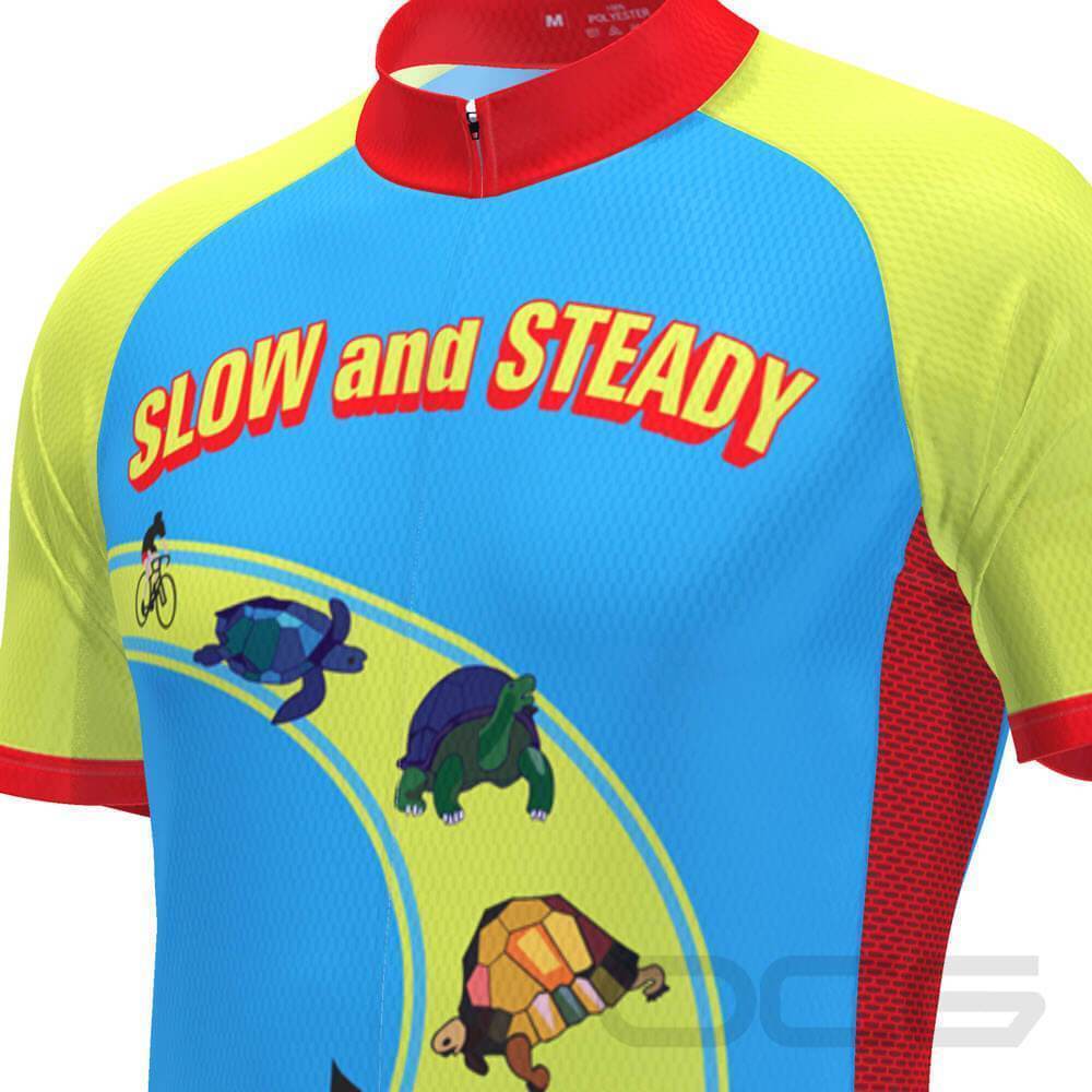 Men's Slow and Steady Short Sleeve Cycling Jersey