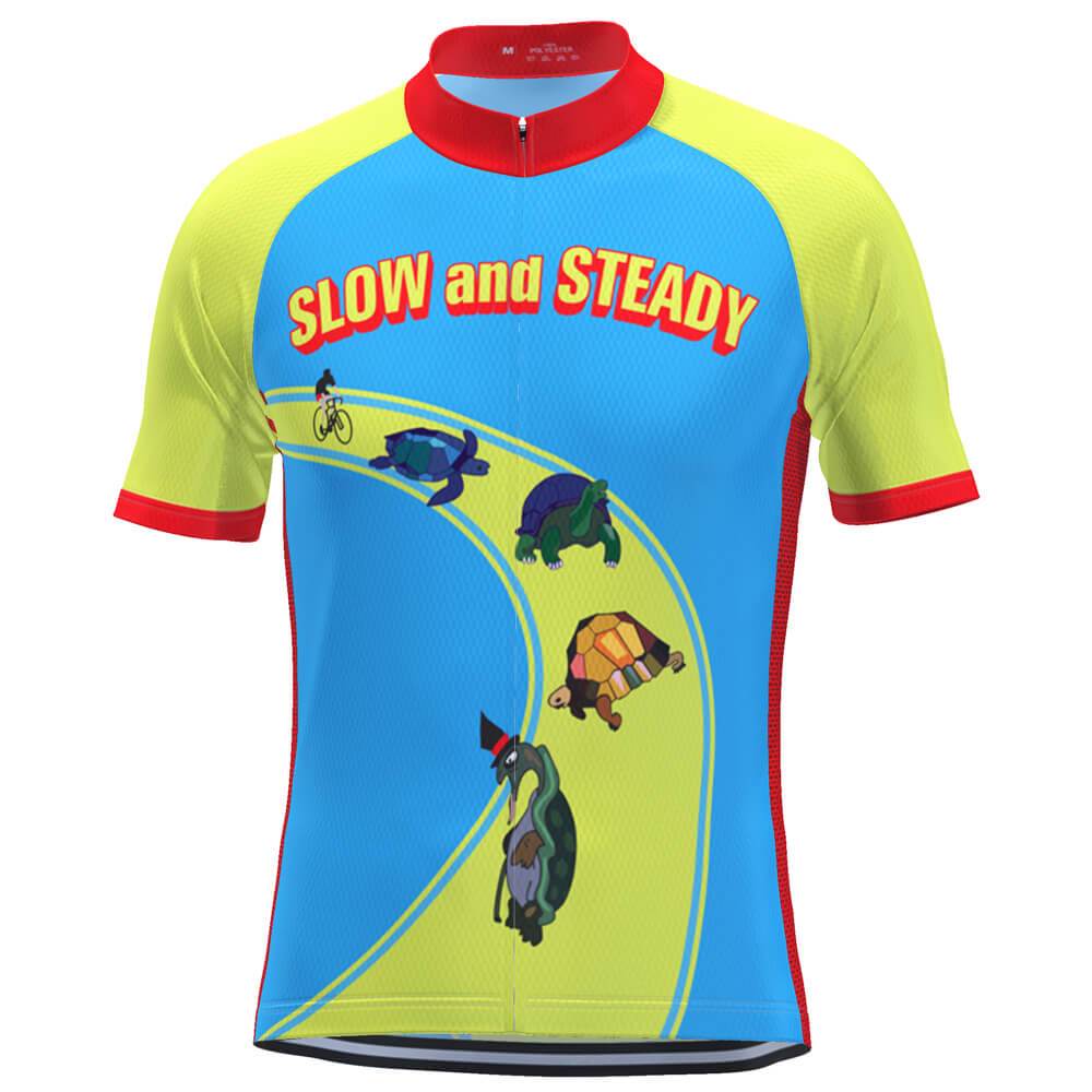 Men's Slow and Steady Short Sleeve Cycling Jersey