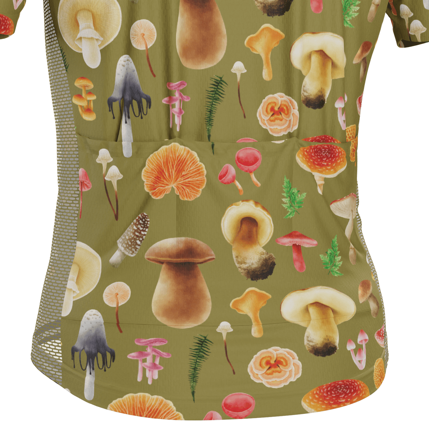 Men's Mushrooms Short Sleeve Cycling Jersey