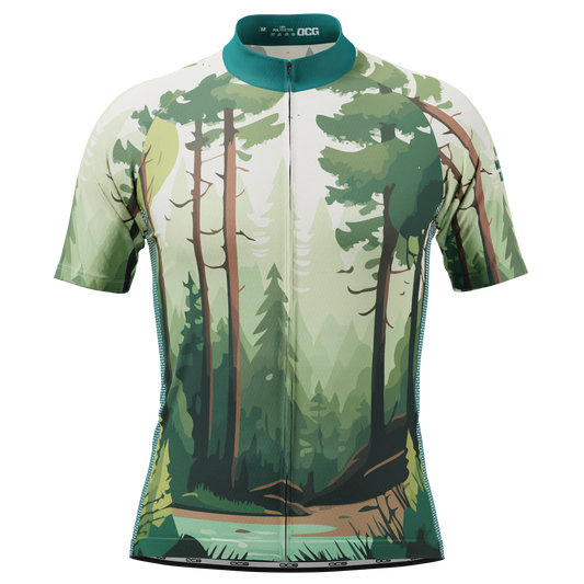 Men's I Love Mother Earth Short Sleeve Cycling Jersey