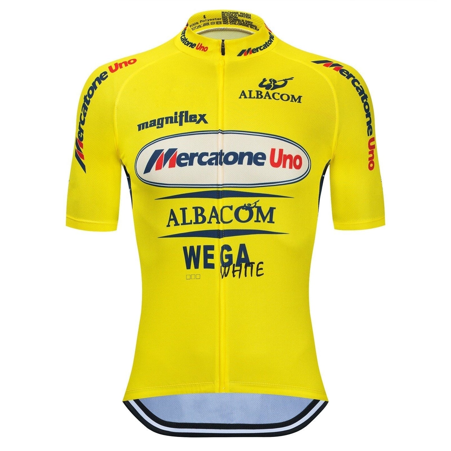 2000 Mercatone Uno Albacom Yellow Retro Cycling Team Kit