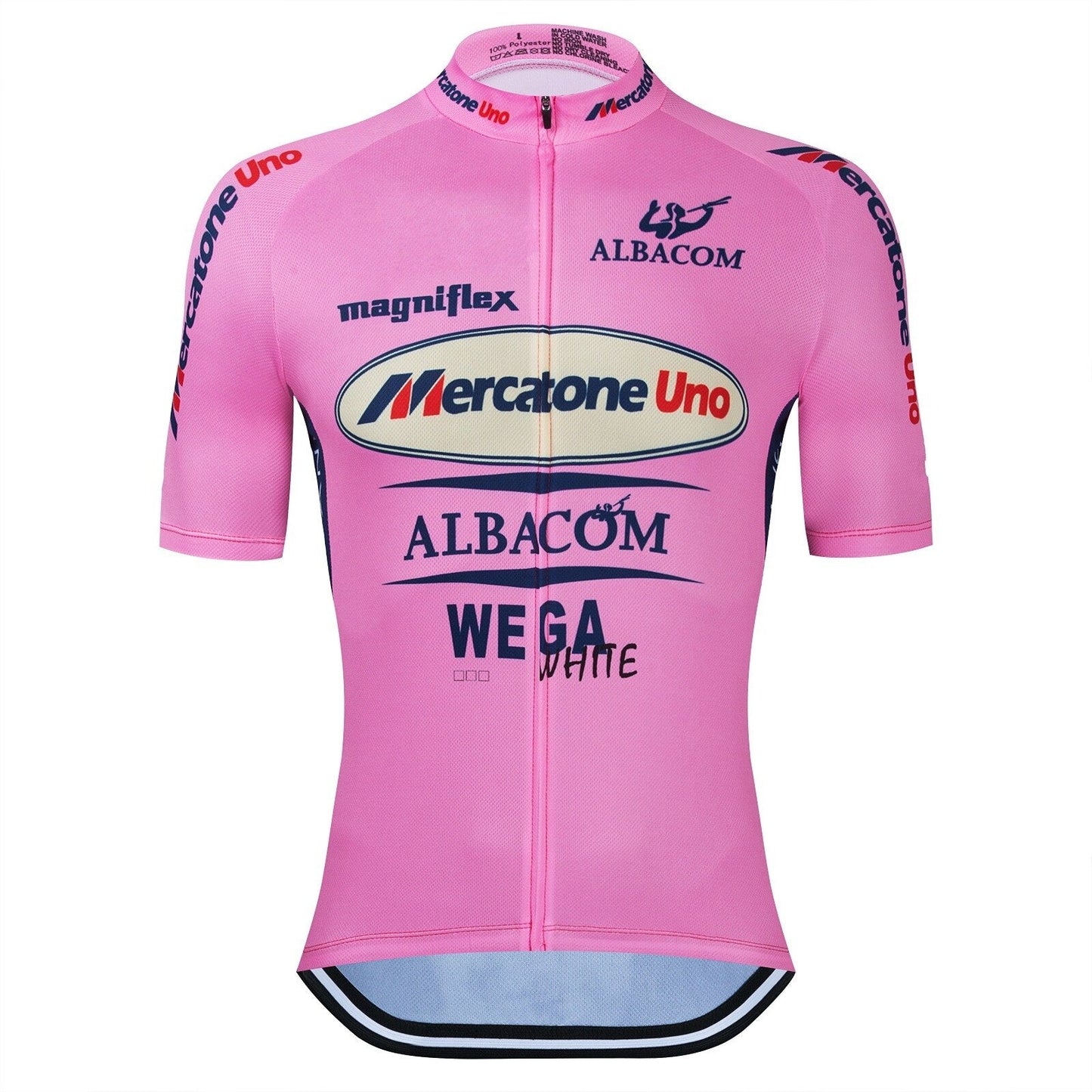 2000 Mercatone Uno Albacom Pink Retro Cycling Team Kit