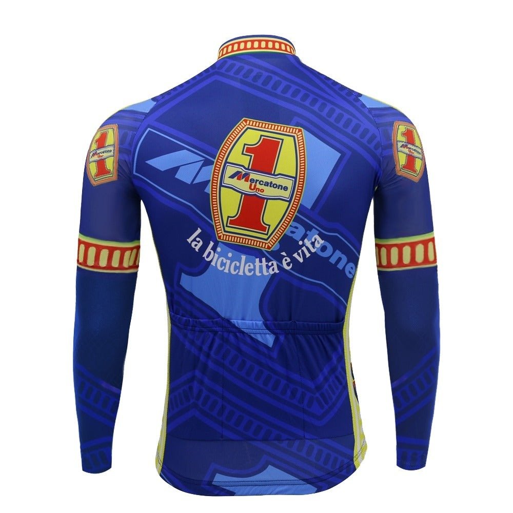 Mercatone Uno Wega Retro Cycling Jersey Long Set