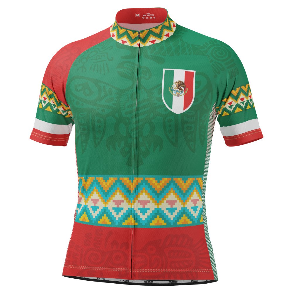 Men's Mexico Paseo Short Sleeve Cycling Jersey