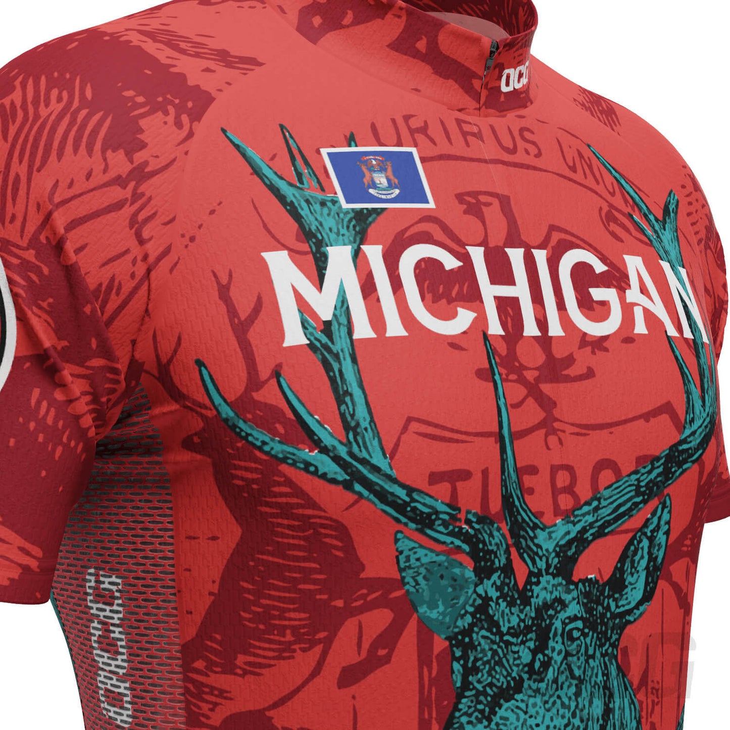 Men's Michigan US State Icon 2 Piece Cycling Kit